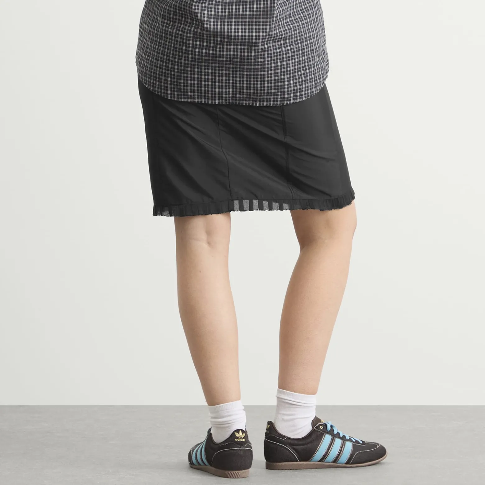 Dunst H-Line Laced Midi Skirt