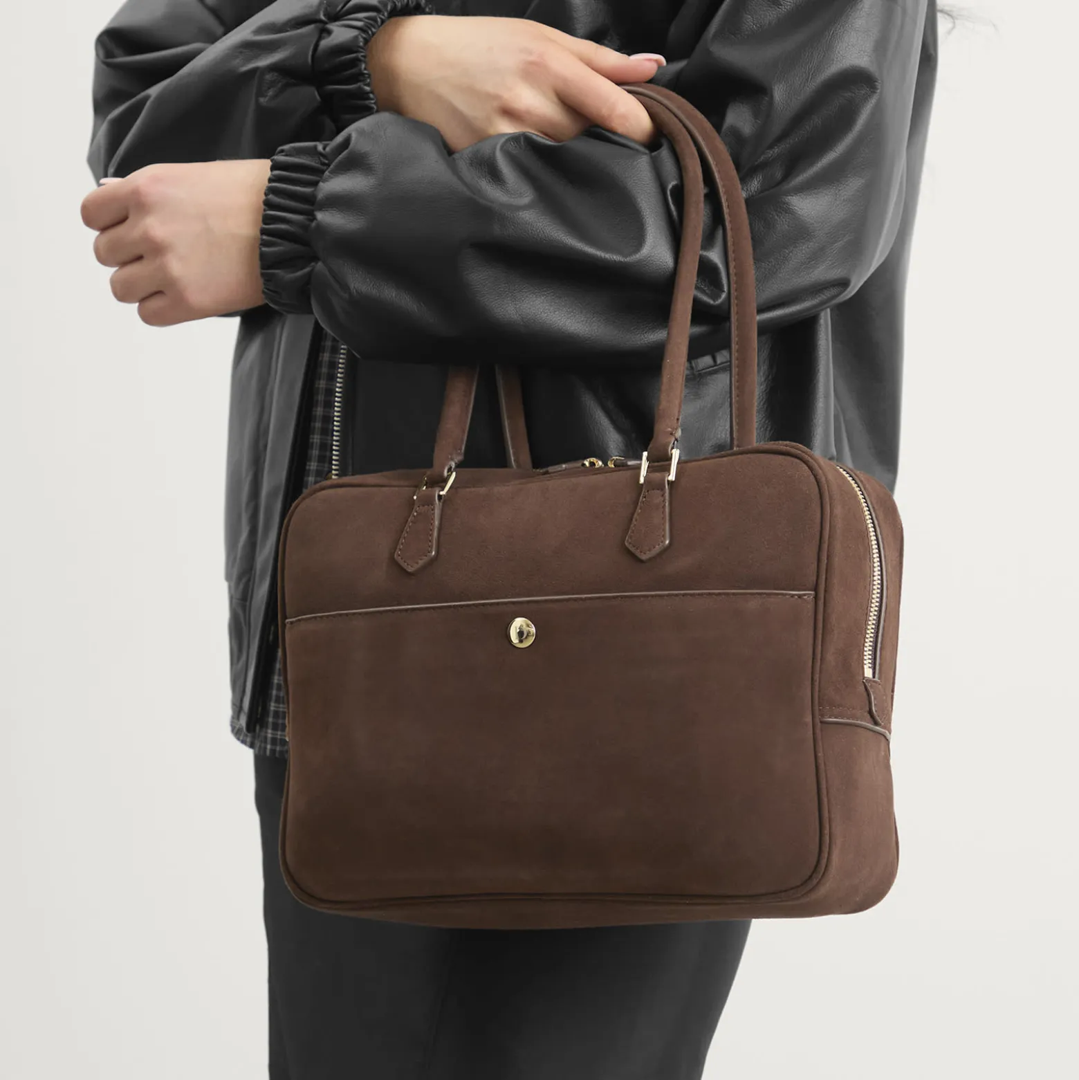 Dunst Suede Shoulder Bag