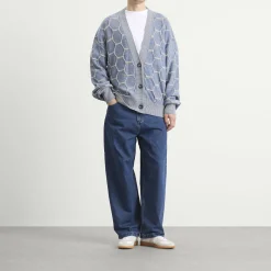 EBiT Honeycomb Knit Cardigan