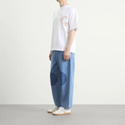 EBiT Octagon Patch Denim Jeans