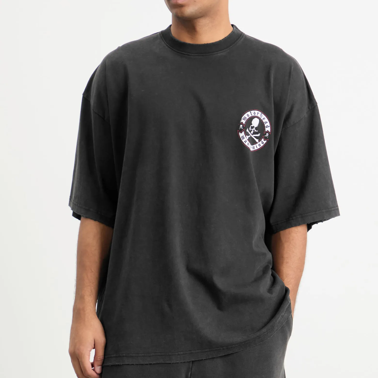 END. x MASTERMIND WORLD x Motorhead Biker Badge T-Shirt