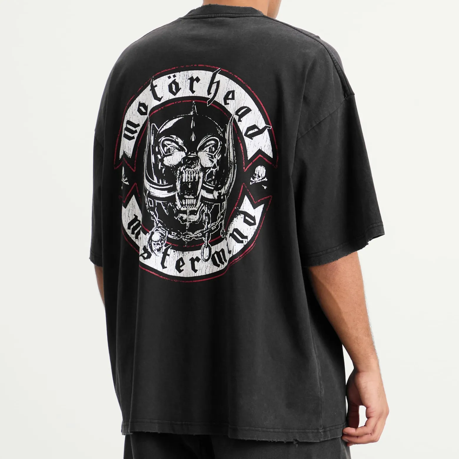 END. x MASTERMIND WORLD x Motorhead Biker Badge T-Shirt