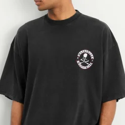 END. x MASTERMIND WORLD x Motorhead Biker Badge T-Shirt