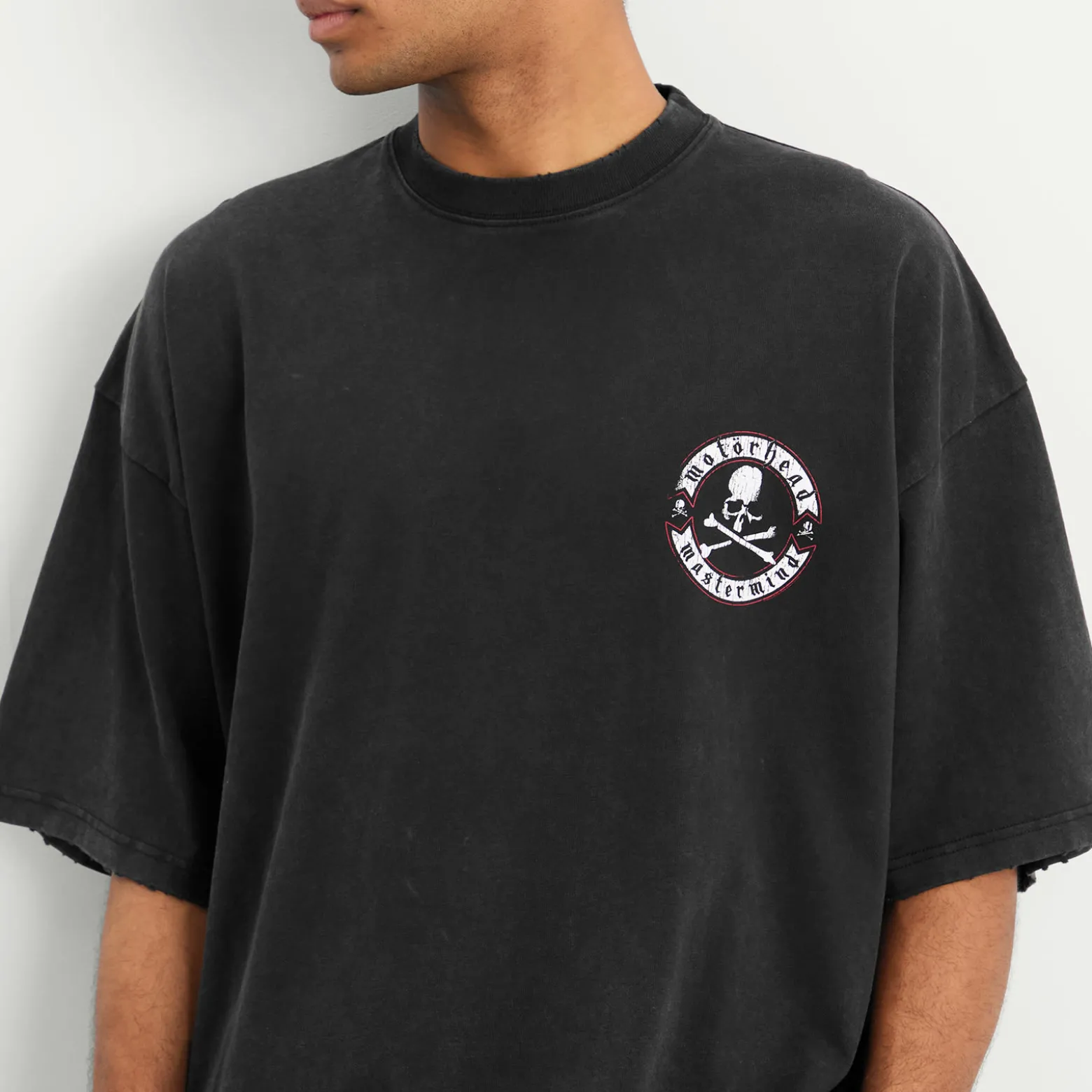 END. x MASTERMIND WORLD x Motorhead Biker Badge T-Shirt
