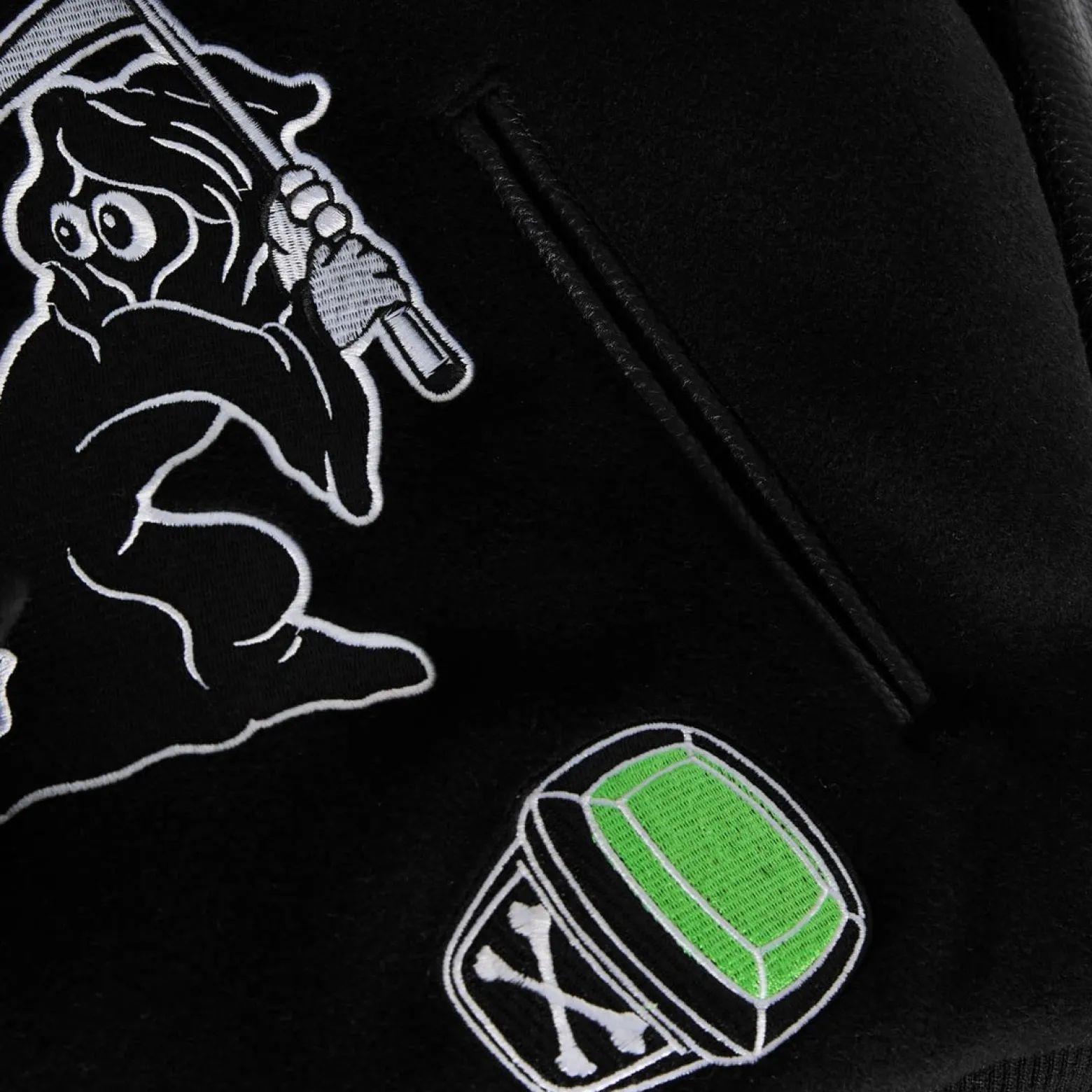 END. X The Great Frog Varsity Jacket