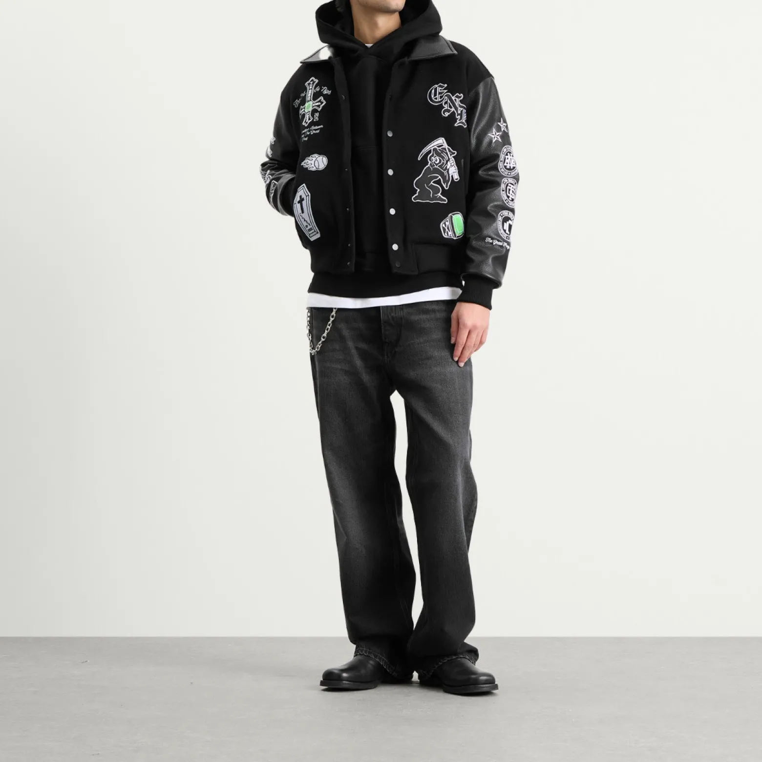END. X The Great Frog Varsity Jacket