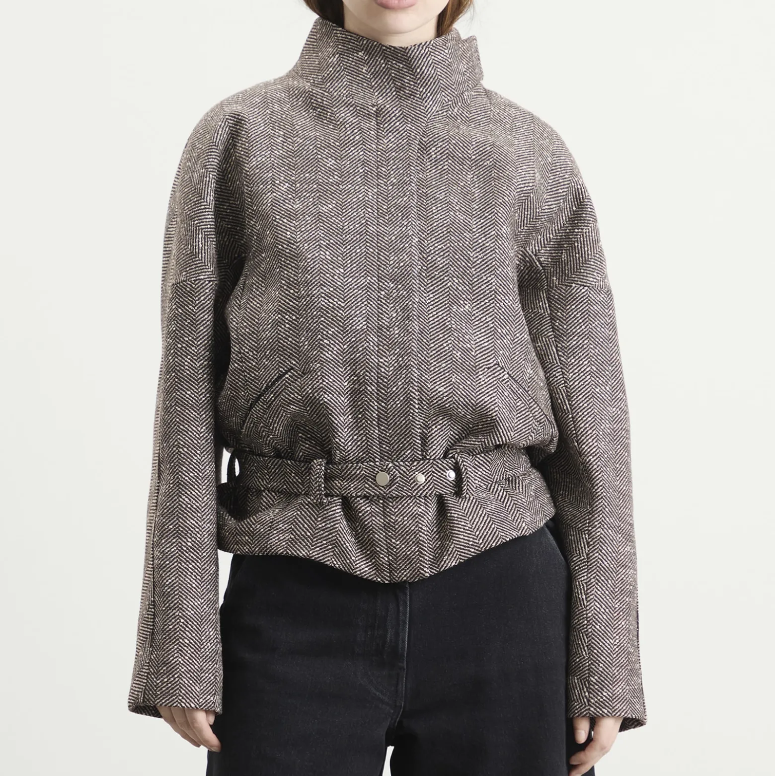 Entire Studios Contrast Aviator Jacket