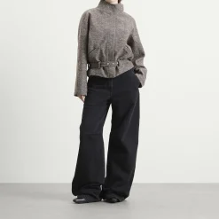Entire Studios Contrast Aviator Jacket