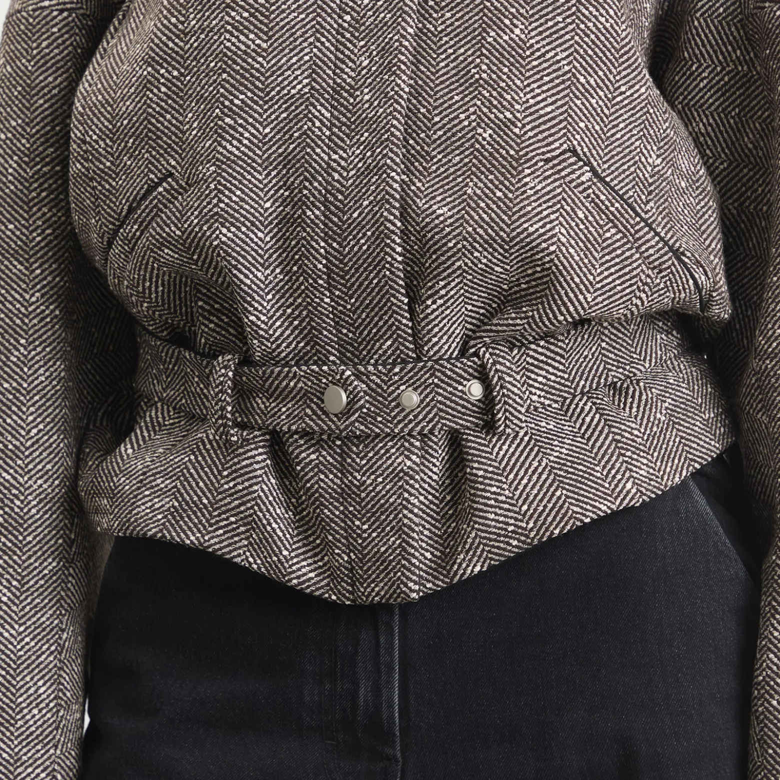 Entire Studios Contrast Aviator Jacket
