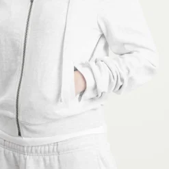 Entire Studios Lightweight Crop Zip-Up Hoodie