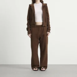 Entire Studios Lightweight Crop Zip-Up Hoodie
