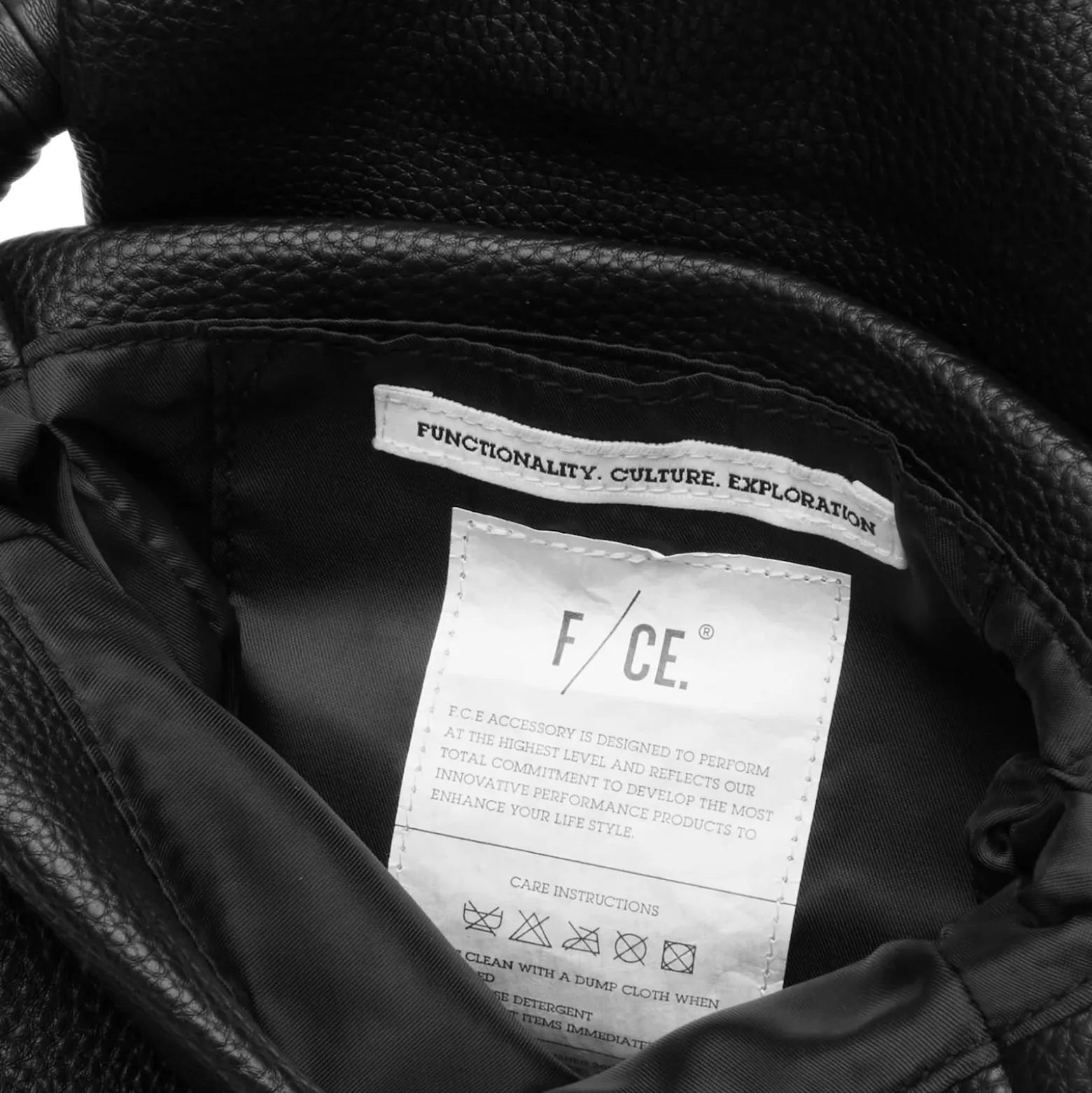 F/CE. Tech Leather Mini Pouch Bag