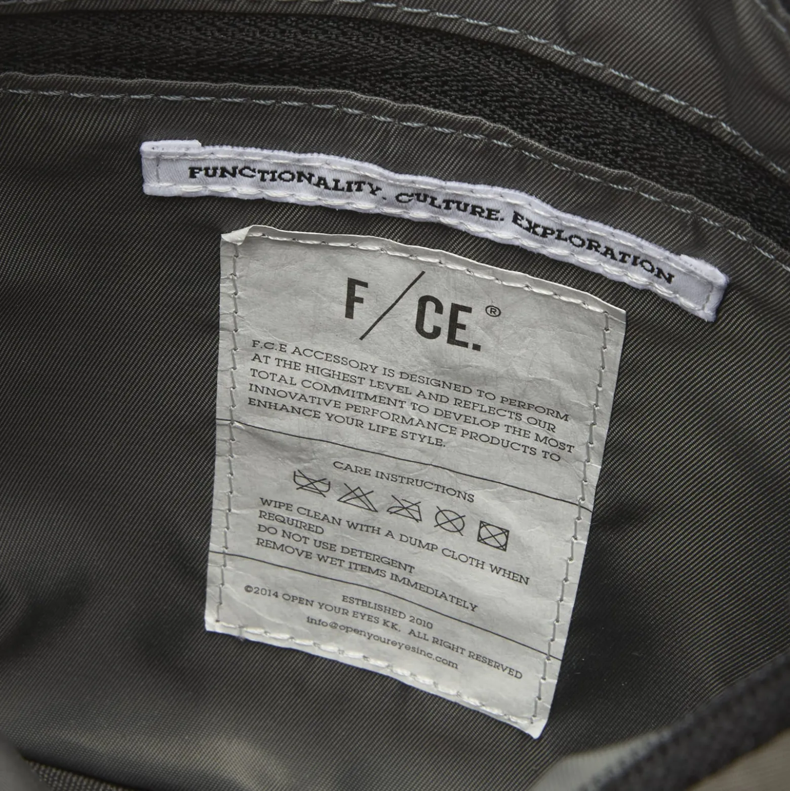 F/CE. Textured Twill Pouch