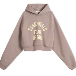 Fear of God ESSENTIALS Campus 90'S Crop Raglan Hoodie