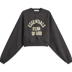Fear of God ESSENTIALS Campus 90'S Cropped Raglan Crewneck