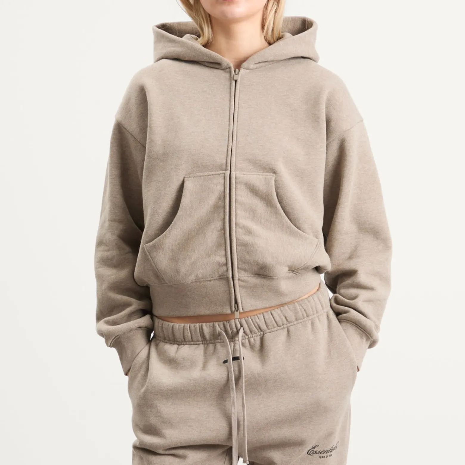 Fear of God ESSENTIALS Classic Full Zip Hoodie