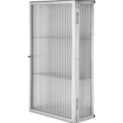 ferm LIVING Haze Wall Cabinet - Reeded Glass