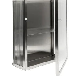 ferm LIVING Haze Wall Cabinet - Reeded Glass