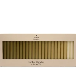 ferm LIVING Ombre Candles - Set of 24