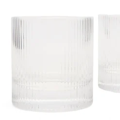 ferm LIVING Ripple Tumbler Glasses - Set of 2