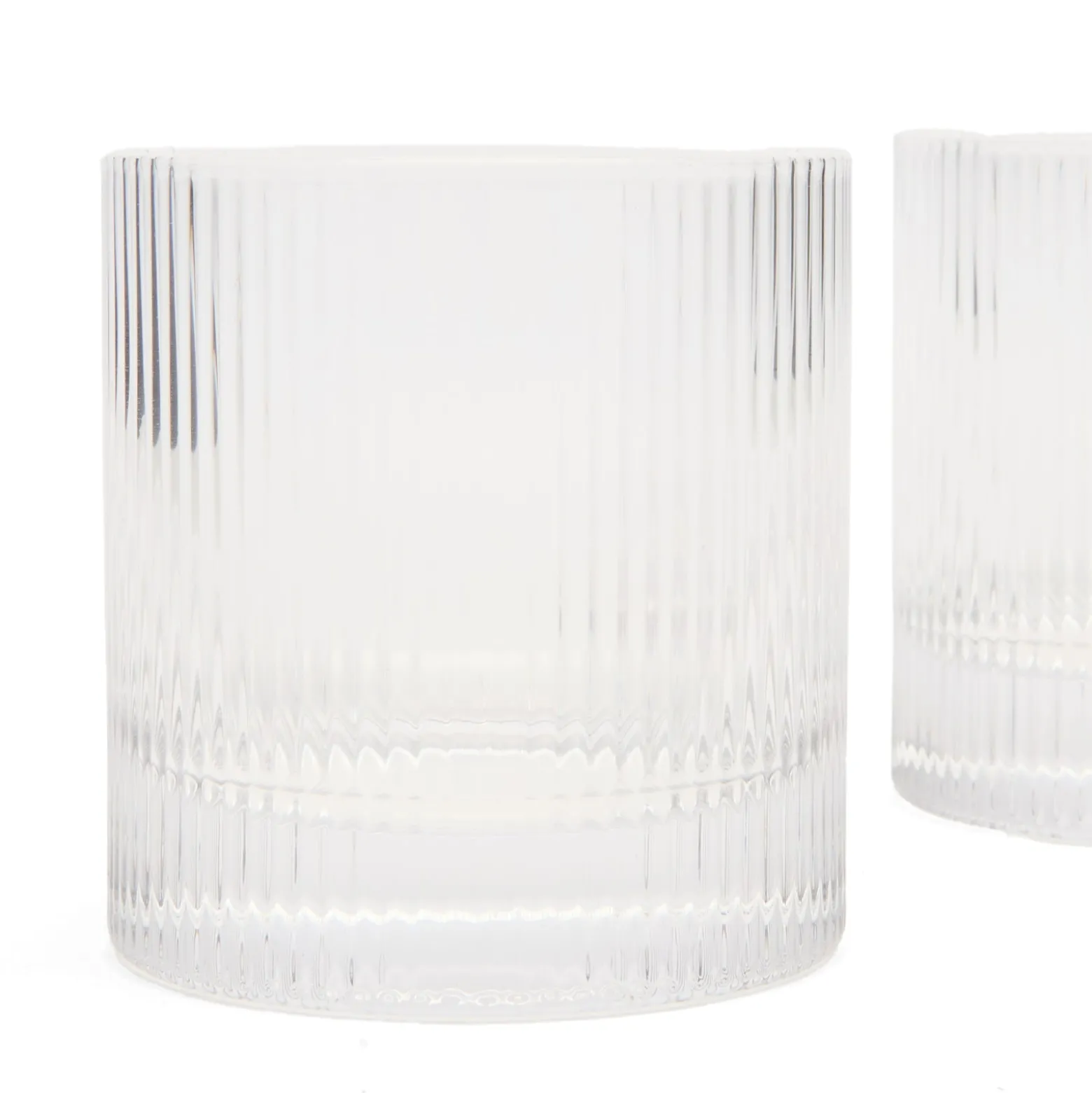 ferm LIVING Ripple Tumbler Glasses - Set of 2