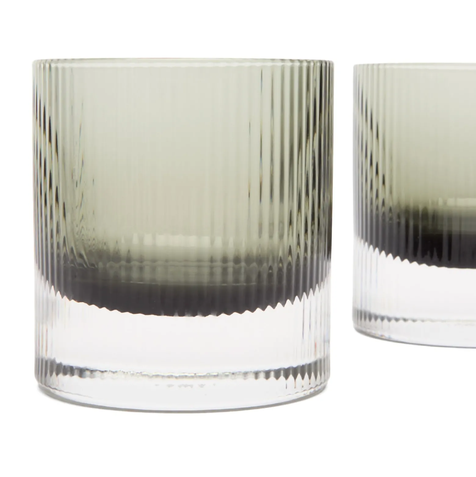 ferm LIVING Ripple Tumbler Glasses - Set of 2