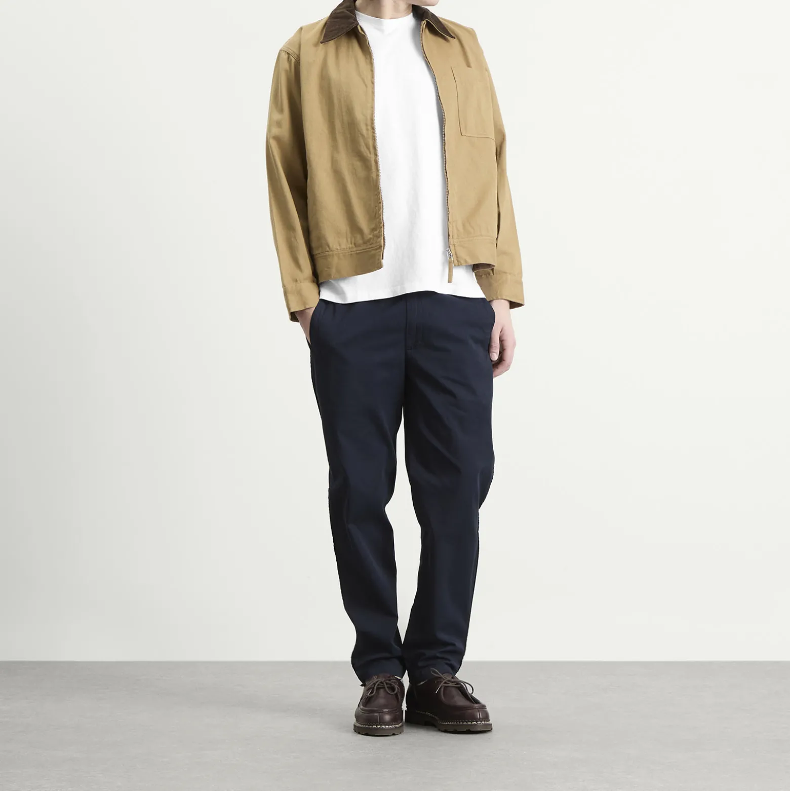 Folk Contrast Sleeve T-Shirt