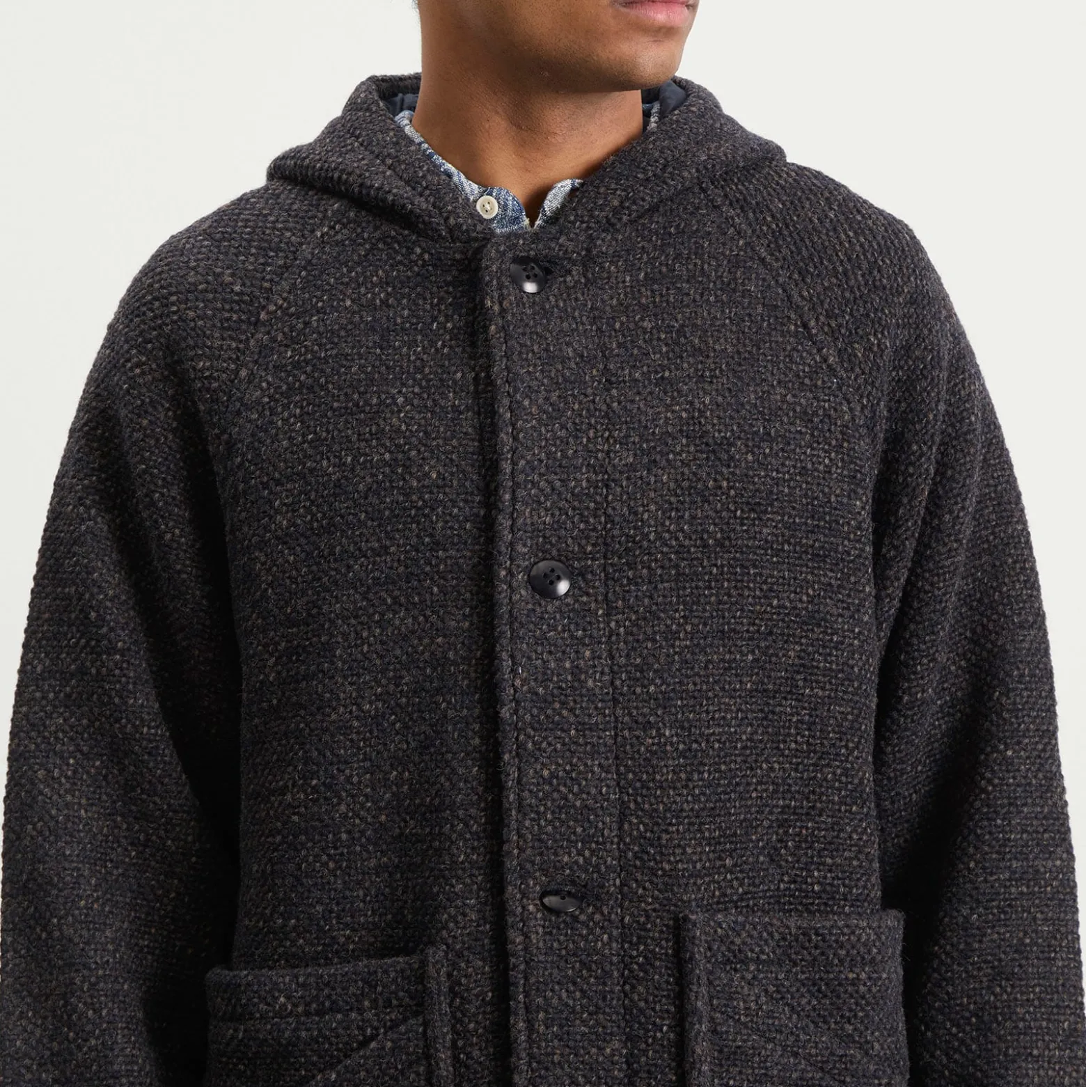 Folk Hooded Car Coat