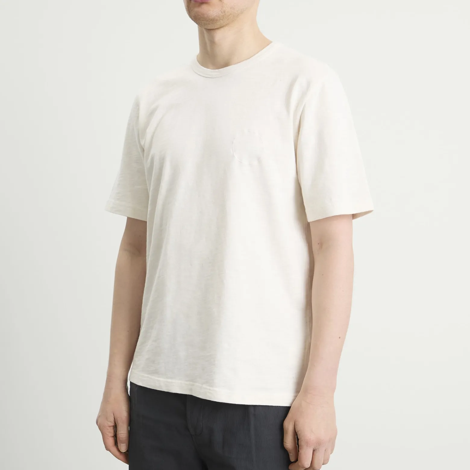 Folk Slub Embroidered T-Shirt