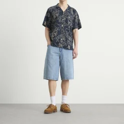 Foret Peer Embroidery Regular Fit Ss Shirt