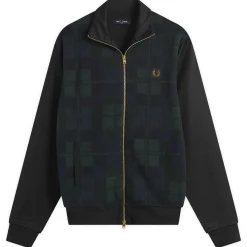 Fred Perry Black Watch Tartan Track Jacket