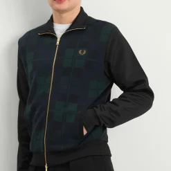 Fred Perry Black Watch Tartan Track Jacket