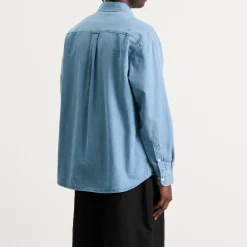 FrizmWORKS Bleach Denim Utility Shirt