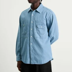 FrizmWORKS Bleach Denim Utility Shirt