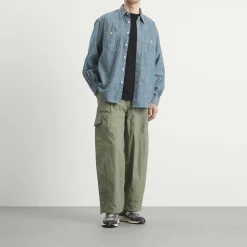 FrizmWORKS Kuroki Chambray Work Shirt