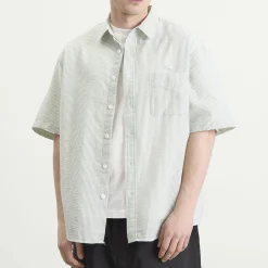 FrizmWORKS OG Stripe Seersucker Short Sleeve Shirt