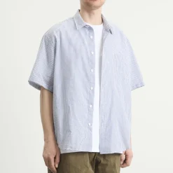 FrizmWORKS OG Stripe Seersucker Short Sleeve Shirt