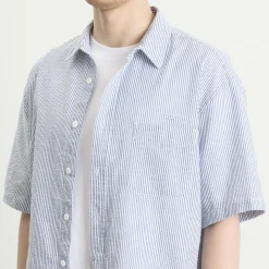 FrizmWORKS OG Stripe Seersucker Short Sleeve Shirt