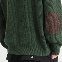 FrizmWORKS Patch Round Knit Jumper