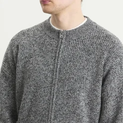 FrizmWORKS Tweed Wool Deck Zip Cardigan