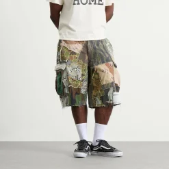 Gallery Dept. Retouche Camo Patchwork Kenzie Shorts