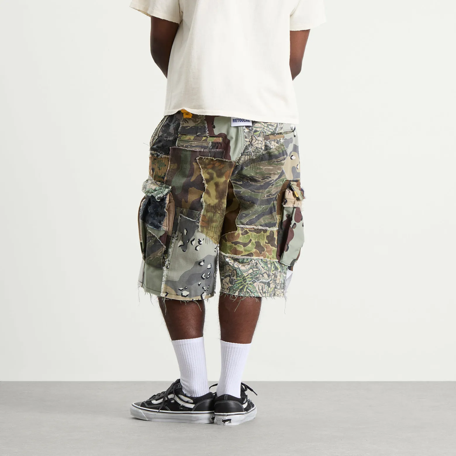 Gallery Dept. Retouche Camo Patchwork Kenzie Shorts