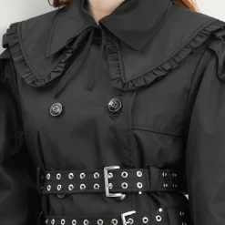 GANNI Duchesse Nylon Trenchcoat