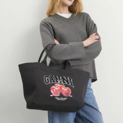 GANNI Medium Trapeze Shopper Bag