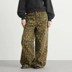 GANNI Print Denim Baggy Jeans
