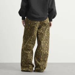 GANNI Print Denim Baggy Jeans