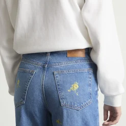 GANNI Printed Flower Lari Jeans