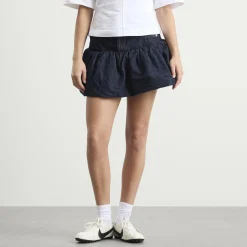 GANNI Rinse Denim Bubble Mini Skirt