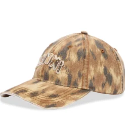 GANNI Washed Cotton Print Canvas Cap