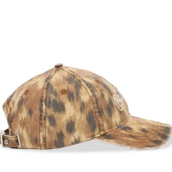 GANNI Washed Cotton Print Canvas Cap